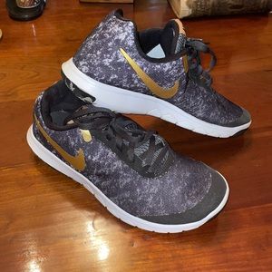 Gold Nike Sneakers 